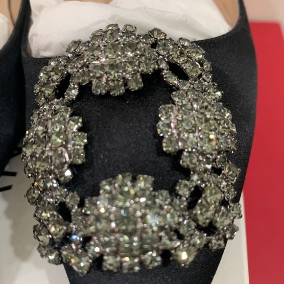 ♥️Authentic Manolo Blahnik Hangisi Flats Size 8♥️ - Picture 11 of 17